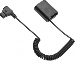 V-Mount D-tap zu NP-FZ100 Dummy Batterie f&uuml;r Sony Alpha A7CR A7CII A7C A9II A6700 ZV-E1 A7RIV A1 A7RV A7SIII FX30 FX3 A7IV A7III A6600 A7RIII A7s A9 A9 A9R A9S Kamera Spiralkabel