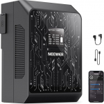 NEEWER Mini V Mount aku Smart App Control, 6800 mAh 99 Wh 14,5 V 100 W PD kiirlaadimine, OLED, varutoiteallikas, mis &uuml;hildub BMPCC 4k 6k videokaameraga, USB C kaamera monitori videovalgus, PS099S