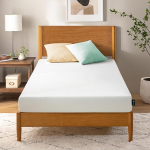 Zinus Memory Foam madrats, 90 x 190 cm, Memory Foam jahutava geeliga, Anti-Mite, CertiPUR CertiPUR sertifitseeritud, keskmise k&otilde;vadusega, mugav &uuml;heinimesevoodi