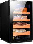 70 L, Elektrisch, Mit Temperaturregelungsfunktion, Zigarrenschrank Mit Konstanter Temperatuuri, Dual-core-k&uuml;hlung, Fasst Bis Zu 400 Zigarren