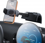 SKTU auto mobiiltelefoni hoidik Mini Cooper J01/J05/F65/F66 2024-2026 2027, pikendatav mobiiltelefoni autohoidik, 360&deg; p&ouml;&ouml;ratav 9,4-tollise navigatsioonitarviku jaoks, iPhone, Galaxy, Mate jne jaoks
