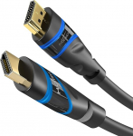 KabelDirekt - Ultra HD Highspeed HDMI kaabel - toetab 120Hz 4K UHD resolutsiooniga, Dolby Vision, HDR10 ja sobib PS4, XBOX jaoks - 1 meetri pikkuses.