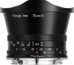TT Artisan TTAL07520LL 7.5 mm F2.0 APS-C Fisheye Lens Connection Panasonic Leica L Sigma Mount Black Ultra Wide Angle Lens with 180 Degree View Angle