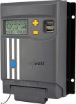 revolt MPPT Solar Controller: MPPT Solar Charge Controller for 12/24V Battery, with 20A, Display, USB Port (Solar Charge Controller MPPT, Solar Controller 12V, Car Battery Status Display)