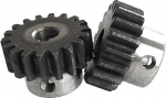 Spiraalratas hammasrataste hammasrataste moodul 2 14T 14 hammastega Mod 2M Bore 8/10/12/15 mm sirge hammasratas Positiivne 45# terasest CNC hammasratas (10 mm Keyway 4 mm, 12 t&uuml;kki 2M 14 hammastega)
