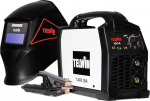 T-Arc 164 Inverter-keevitusseade MMA elektroodiga 150A koos automaatse kiivrimaskiga ja tarvikutega, kompaktne ja lihtne kaasaskantav keevitusmasin hooldus- ja DIY-t&ouml;&ouml;deks 230V