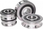 10 ST&Uuml;CKE Richt Gemischt Rad &Uuml;ber Linie mit Nut Lager V 6204 20X47X14 MM Pulley U Mutter Typ(V6204-5-1.5)