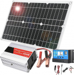 300 W Solarstrom-System-Kit mit 30 A Laderegler und 18 W monokristallinem Panel f&uuml;r Wohnmobil, Bauernh&ouml;fe und Heimgebrauch.