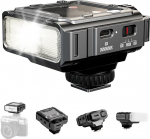 VILTROX Spark Z3 TTL v&auml;lklambi Fujifilmi jaoks, GN16 6500 K Mini lisav&auml;lklambi 26 W v&otilde;imsusega, 7 v&otilde;imsusastmega, 650 v&auml;lku t&auml;isv&otilde;imsusel, 1 sekundiline v&auml;lgu laadimisaeg, 1800 mAh Li-Ion aku (hall)