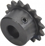 1 piece 04C 15 teeth 17 teeth chain gear bore 6-12 mm industrial chain wheel with wire, 04c-15 teeth, 6 mm