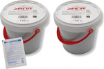 DEWEPRO komplekt: Sanit Lubricant DVGW-Testitud 3089-2 &auml;mbrites 1000 ml - t&auml;iuslik m&auml;&auml;rdeaine k&otilde;ikide pistikmuhvide &uuml;henduste paigaldamiseks, sisaldab 1 x Dewepro&reg; Single Scrubi