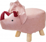 Fenteer Animal Footstool, puidust jalahoidja, multifunktsionaalne, Cartoon diivan, teejalg, pink draakon, pink pink draakon magamistuppa, esikusse, m&auml;ngutuppa, siseruumidesse.