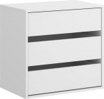 DEKIT GRUPO RIMOBEL sahtlisisend sisekapile, puitmaterjal metall, valge, 60 x 60 x 40 cm