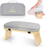 Kokkupandav meditatsioonipink, ergonoomiline bambusest joogapink, meditatsioonipink koos padjaga, kaasaskantav meditatsioonitool koos kandekotiga p&otilde;lvitamiseks, palvetamiseks, edasij&otilde;udnute praktikaks