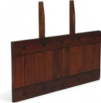 Woodkings&reg; 2 taldriku komplekt 40 x 90 cm s&ouml;&ouml;gilauale Catana t&auml;ispuidust pruun ehtsast puidust rustikaalne laienduslaud Laienduslaud Laienduslaud K&ouml;&ouml;gilaua laiendus Puidust lauatarvikud S&ouml;&ouml;gilaua tarvikud Dining