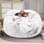 LCYFBE Bean Bag Tool Cover (ainult kate, ilma t&auml;itematerjalita), pehme kohev PV Velvet, pestav, Lazy Diivan Duvet Cover, elutuba, magamistuba, v&auml;lism&ouml;&ouml;bel (180 x 90 cm)