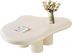 Simple Modern Cloud Coffee Table - ebaregulaarne k&uuml;ljelaud elutuppa - must/kreemjas/valge k&uuml;ljelaud kokteililaud