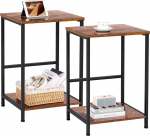 AMHANCIBLE k&uuml;ljelauad elutuba 2-st komplektist, V&auml;ikesed &otilde;hukesed k&uuml;ljelauad koos hoiuriiuliga, rustikaalsed &ouml;&ouml;kapid magamistoas, t&ouml;&ouml;stuslikud kitsad &ouml;&ouml;kapid diivanile, diivanile