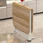 Faltbarer K&uuml;chentisch aus Holz - Drop Leaf ing Table Platzsparende Erweiterbare M&ouml;bel f&uuml;r K&uuml;che & Wohnzimmer - ile 3-in-1 Design
