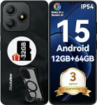 Blackview Wave 9C mobiiltelefon ilma lepinguta Odavad 12GB + 64GB/2TB TF, IP54 6.56 tolli Android 15 nutitelefonid Odavad 5000mAh, 13MP Simlock-free mobiiltelefonid, 4G Dual SIM, OTG 1 TF-ga