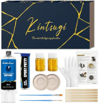LAMXIN Kintsugi Repair Kit, Kintsugi Set Repair Your Meaningful Ceramic with Gold Powder, Starter Repair Ceramic Repair Kit for Beginners