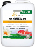 AQUAbasics Garden Pond Organic Pond Clarifier for Crystal Clear Water ilma kemikaalideta - vabastab tiigi rohelisest ja h&auml;gusest - looduslik tiigipuhastaja, suurus: 2,5 liitrit.