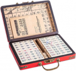 LSOAARRT Hiina Riichi Mahjong komplekt 144 plaati (Mahjongg, Mah-Jongg, Mah Jongg Set, Majiang) (M)