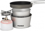Primus Camping pliidikomplekt - Mimer Stove Kit II - Camping Cooking Set with 1 x Gas Cooker, 1 x Pan and 2 x Pots - Outdoor Cookware with Primus Gas Stove Camping - Cookware Outdoor - Outdoor Cooking Set