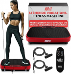 Hurtle Vibrationsplatte, R&uuml;ttelplatte Sport f&uuml;r Zuhause, Vibro Shaper, Vibrationsboard- f&uuml;r Ganzk&ouml;rpertraining, Fettverbrennung, Muskelaufbau-Massageger&auml;t, Fitness Training,Anti Rutsch, Fernbedienung