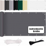 R&otilde;dukate 80 x 600 cm, l&auml;bipaistmatu privaatsusekraan, tuulekaitse, p&auml;ikesekaitse, erinevates suurustes ja v&auml;rvides, aeda, telkimiseks ja vaba aja veetmiseks, hall