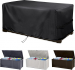 Kaitsev padjakast, hoiukast, aia kaitsekast v&auml;litingimustes kasutamiseks, 420D vastupidav Oxfordi kangas, UV-kindel, tuule- ja lumekindel (158 x 75 x 65 cm).