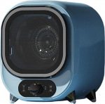 V&auml;ike kondenseeruv pesukuivati, kompaktne kaasaskantav trummelkuivati, Max. Koormus 0,8 kg, 35 dB madal m&uuml;ratase, kompaktne ja kerge v&auml;ikestesse ruumidesse, sinine.