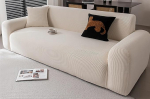 Diivanikaitse Elastne All Inclusive, Diivanikate Stretch, Polar Fleece Cover Diivan, Diivanikate Cord Universal Diivanikate (Beež, 305-350 cm)