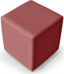 moebel-eins KUBUS Cube Seat Stool Footstock in Wine Red 50 x 45 x 45 cm Wine Red
