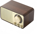 Retro raadio Bluetoothiga, Nostalgia raadio v&auml;ike, Bluetooth raadio Retro, 5 vati k&otilde;lar, Vintage raadio, kohverraadio, k&ouml;&ouml;giraadio AUX/USB, TF kaardipesa, raadio k&ouml;&ouml;ki, magamistuppa, kontorisse.