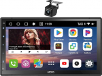 ATOTOEXCEL S8 8-tuumaline 4G+32G Double DIN raadio integreeritud 4G LTE, traadita CarPlay & Android auto, 7-tolline QLED digitaalne meediavastaja, HD tagumine vaade koos LRV, WiFi/BT/USB, Dual BT, S8G2C74MS-S01