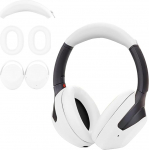 Aiivioll k&otilde;rvaklappide kate Sony WH-1000XM4 & WH-1000XM3 jaoks - higikindlad ja pestavad k&otilde;rvapadjad ja peapaela padjakaitsmed (valge)