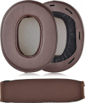 JHZZWJ Sony MDR-1A, MDR-1ADAC k&otilde;rvapadjad ja peapaelakate Sony MDR-1A, MDR-1ADAC k&otilde;rvapadjad, mis on valmistatud kunstnahast Browm'ile