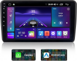 ACAVICA Android 14 Autoradio 2 DIN 9-tolline - Traadita Carplay & Android Auto, 2GB + 64GB DSP DSP GPS Bluetooth 5.0 - asendaja VW Golf 5/6 Passat B6/B7/CC Touran Polo 6R Tiguan Seat Skoda, RNS RCD jaoks.