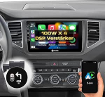 Dynavin autoraadio navigatsioonis&uuml;steem VW Golf 7 Passat B8 Tiguan Polo Skoda Octavia Superb, 9/10,1-tolline OEM raadio Bluetoothiga, DAB+ valmis, &uuml;hildub Carplay ja Android Cariga