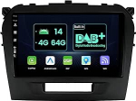 [4G + 64G / sisseehitatud DAB+] Android 14 autoraadio Suzuki Vitara 2014-2022 jaoks koos 9-tollise IPS stereoga GPS / Carplay / BT5.0 / Mirror Link / WiFi / DSP / FM / kaamera / MIC / RDSiga