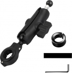 90 mm RAM Double Socket Arm + 25 mm / 1 tolli 17 mm kuuliadapter B-t&uuml;&uuml;pi + k&auml;epideme kinnitus 2,2-2,5-3,2 cm koos 1-tollise kuuliadapteriga, kuulialus, Double Socket Arm, GPS/RAM Dual Ball Base (GPS/RAM Dual Ball Base)