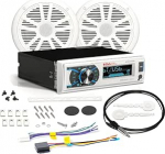 Boss Audio Systems MCK632WB.6 merekomplekt koos MR632UAB AM/FM Bluetooth stereovastuv&otilde;tjaga, paari MR6W k&otilde;laritega, 90 W RMS, 180 W max, MRANT10 dipoolantenniga, 1 komplekt + tarvikud