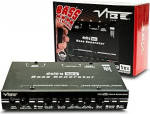 WEB 1 x Vibe Deltabox bassigeneraatoriga &uuml;hilduv bassigeneraatori sageduskrossover 3,5 mm AUX SPL kaugjuhtimispuldi signaaliprotsessor, must, 1 tk, pakendis