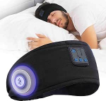 6 in 1 Bluetooth Sleep k&otilde;rvaklapid Traadita pehme muusika k&otilde;rvaklappide ja mikrofoniga magamiseks, j&otilde;usaaliks, joogaks ja reisimiseks (Lycra Black)