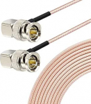 Superbat SDI kaabel 3 m 3G/HD BNC kaabel 75 Ohm RG179 SDI videokaabel isendist isendisse koaksiaalkaabel kaamera ja konverteri videoseadmetele toetab 3G-SDI/HD-SDI/4K/8K (m&otilde;lemad t&auml;isnurksed, 1 tk)