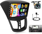 Hikity 8 Core/4G + 64G/DSP 9-tolline Android 15 autoraadio Peugeot 207 2006-2010 raadio 2 DIN juhtmevaba CarPlay Android auto puuteekraaniga GPS 59UI DSP SWC raadio FM/RDS WiFi + kaamera + mikrofon