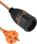 Electraline 1638 Garden Extension 40 m 2 x 1,5 pistikupesa Electralock voolu&uuml;henduse lukustuss&uuml;steem, kuna see takistab &uuml;hendatud seadme juhuslikku lahti&uuml;hendamist selle kasutamise ajal.