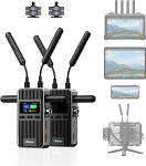 Accsoon CineView 2 SDI Dual Band juhtmeta HDMI SDI video saatja ja vastuv&otilde;tja, 1500 Feet Range, 0.05s latentsus, UVC Live Streaming, 1080p 60fps SDI to HDMI Video Converter, 4 seadme j&auml;lgimine.