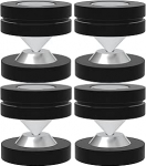 Monosaudio 4 x HiFi k&otilde;larite piigid 39 x 39 mm seadme jalad POM reguleeritava k&otilde;rgusega k&otilde;larite stendi jalad l&ouml;&ouml;giabsorberi padjad isolatsioonijalad HiFi alusplaat v&otilde;imendi subwoofer DAC plaadim&auml;ngija jaoks